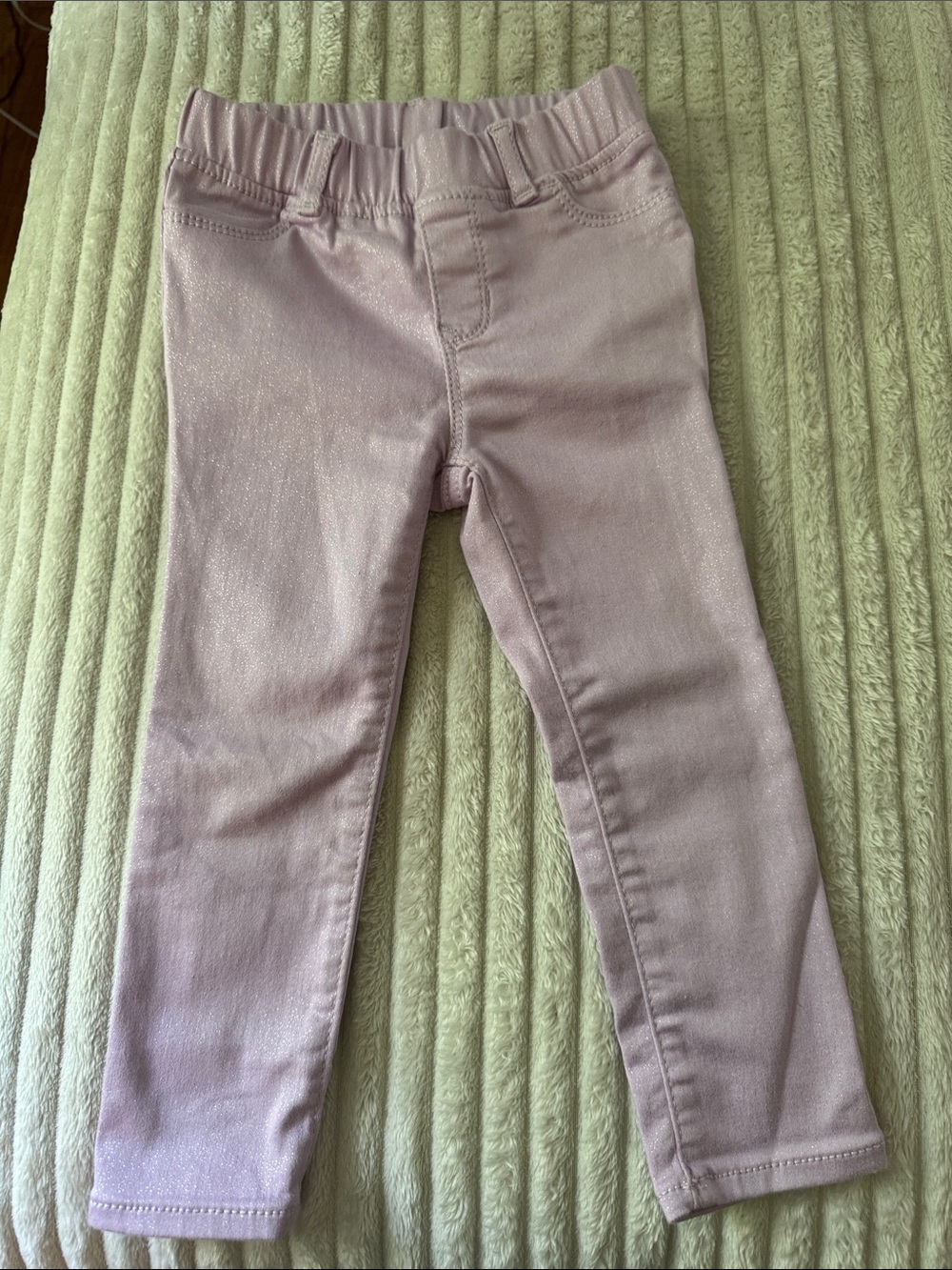 GAP Girls' Lilac Shimmer Pull-On Leggings